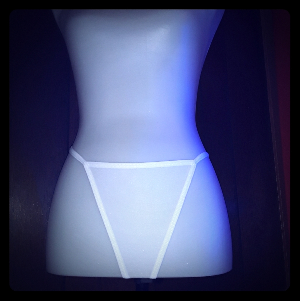 White sheer G-String Thong